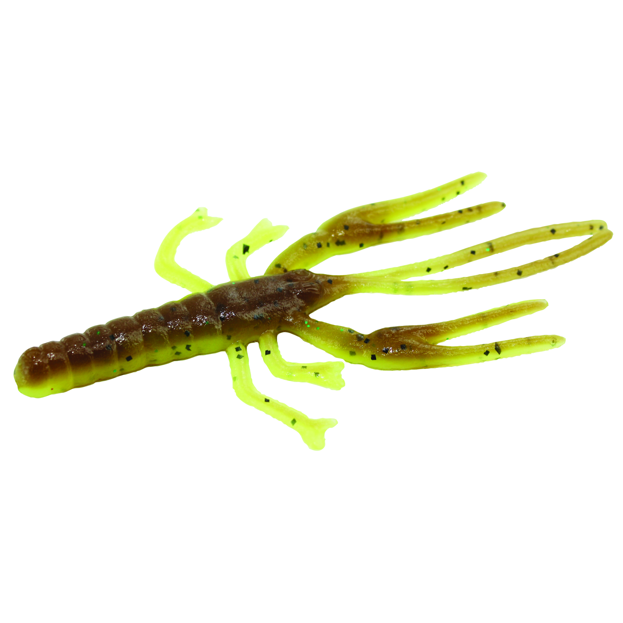 Zoom Bait Lil' Critter Craw Bait-Pack of 12 (Black/Blue Claw, 3.12-Inch),  One Size