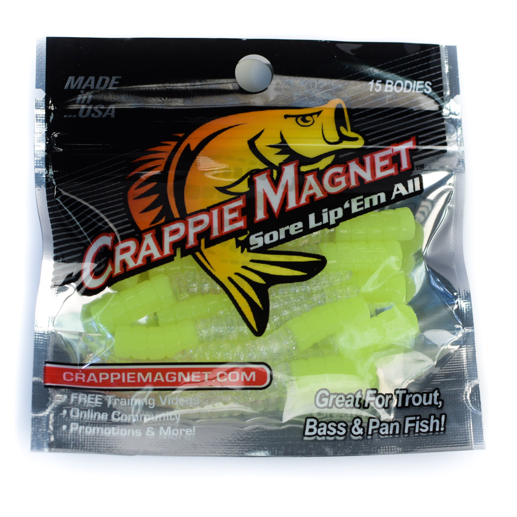  Leland's Lures, Crappie Magnet 50-Pack Split-Tail