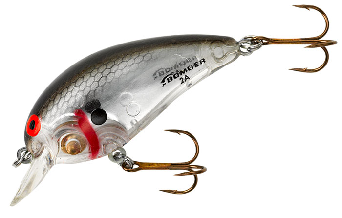 2) DISCONTINUED BOMBER MODEL 5A Screwtail CrankbaitsTranslucent Silver  Scale $22.99 - PicClick